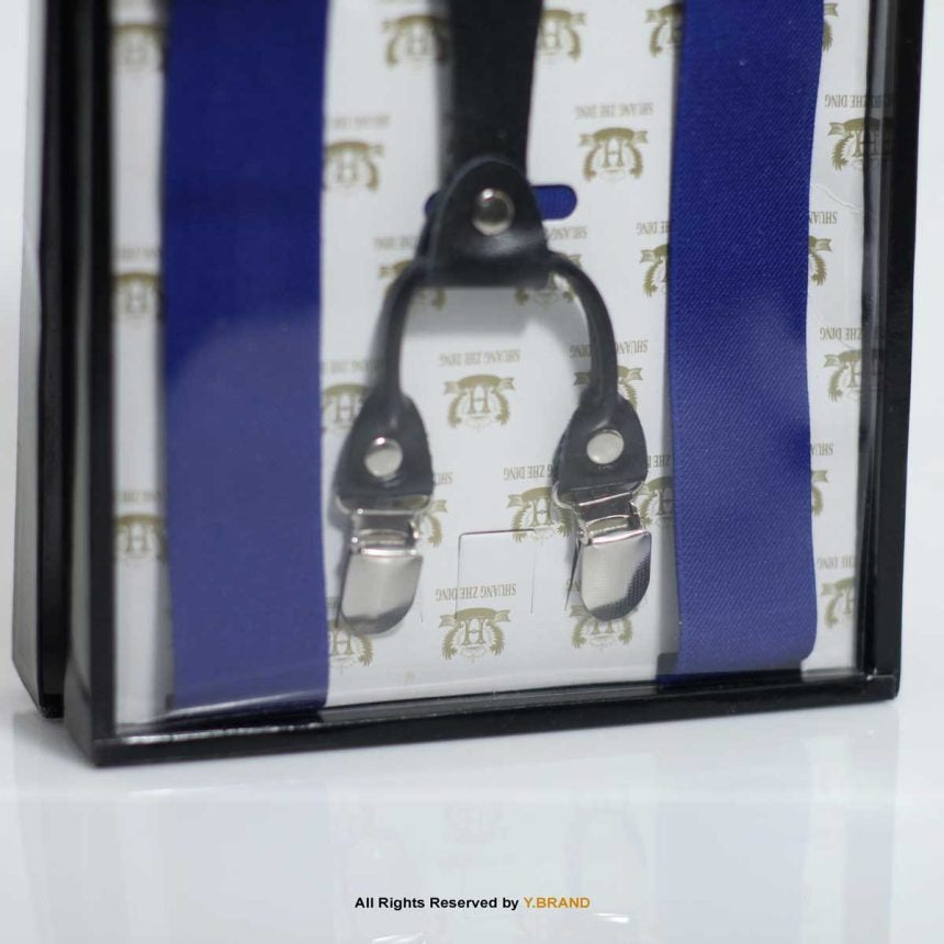 Suspenders for Men Adjustable Y Back Elastic with Strong Clips