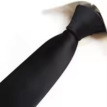 Royal Solid Necktie - Premium Satin Formal Tie