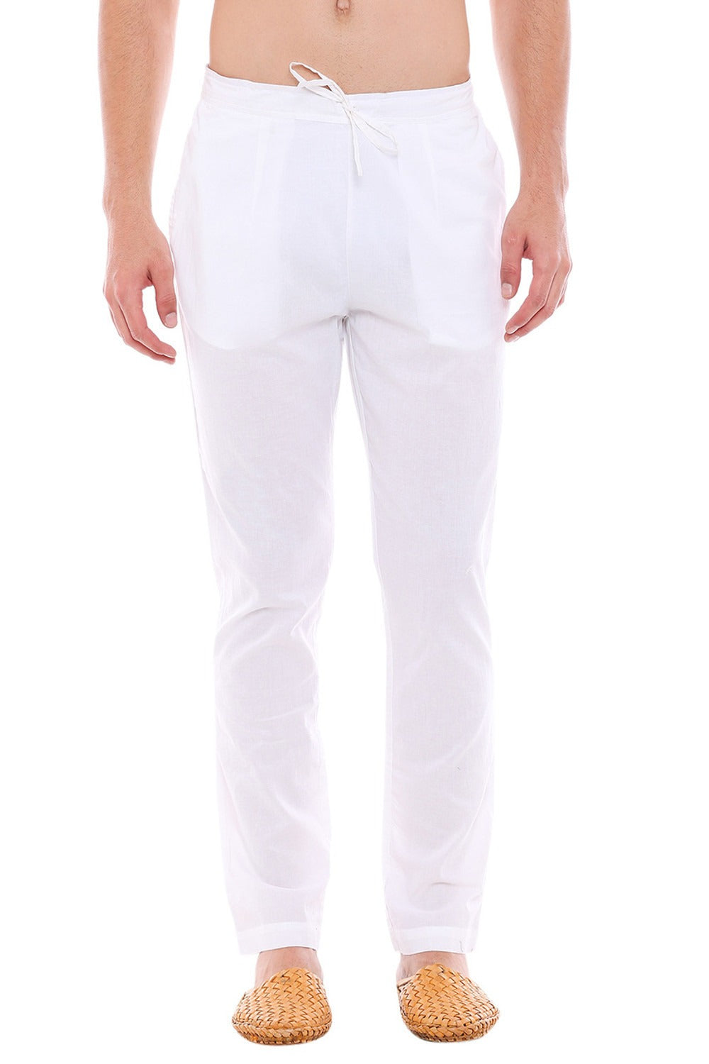 Classic White Pajama Trousers for Men & Boys