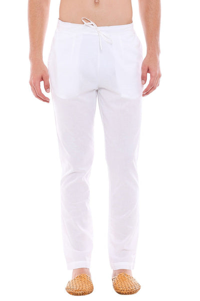 Classic White Pajama Trousers for Men & Boys