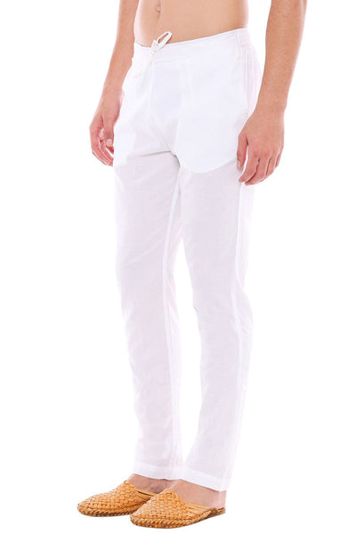 Classic White Pajama Trousers for Men & Boys