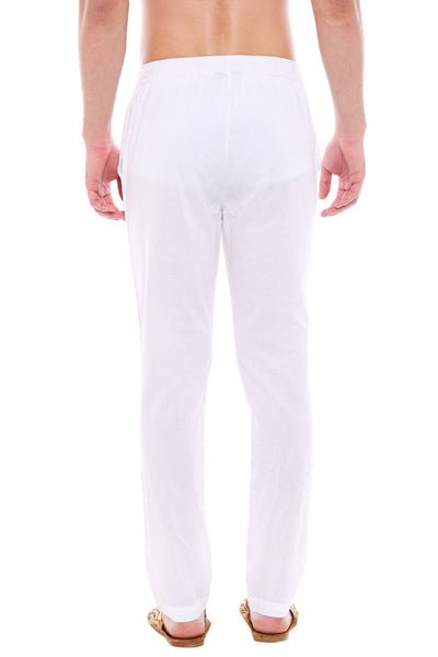 Classic White Pajama Trousers for Men & Boys