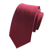 Royal Solid Necktie - Premium Satin Formal Tie