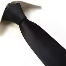 Royal Solid Necktie - Premium Satin Formal Tie