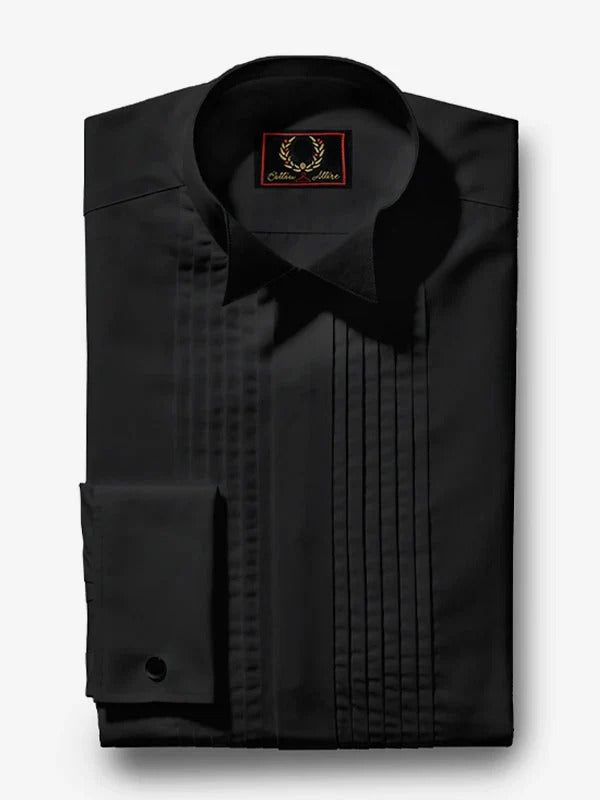Ultimate Tuxedo Bundle – Shirt, Bow Tie & Belt for Weddings & Galas